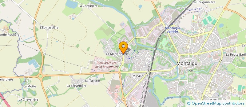 localisation de l'entreprise DOMEVA PAYS DE LA LOIRE à MONTAIGU-VENDEE
