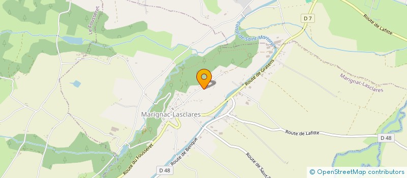 localisation de l'entreprise DOMEVE  MARIGNAC-LASCLARES