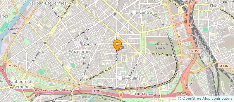 localisation de l'entreprise DOMEVO à LILLE