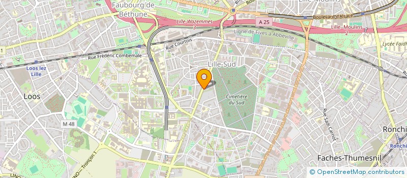 localisation de l'entreprise DOMEX SARL à LILLE