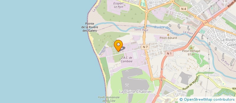 localisation de l'entreprise DOMFRITE à SAINT-PAUL