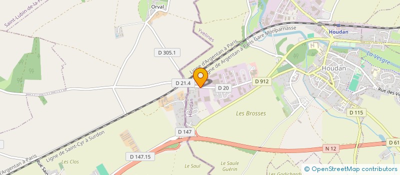 localisation de l'entreprise DOMHABITAT à HOUDAN