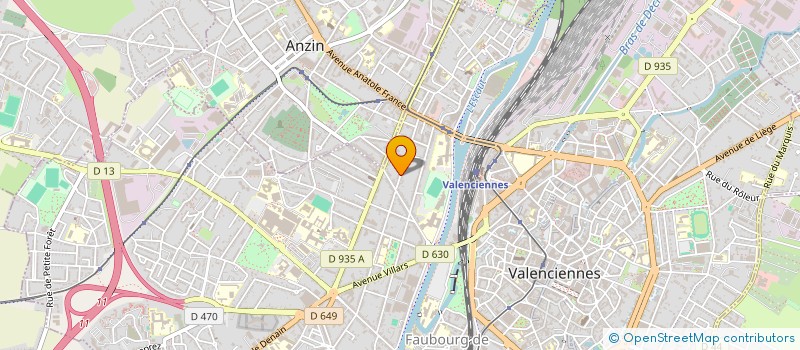 localisation de l'entreprise DOMHESTIA  VALENCIENNES