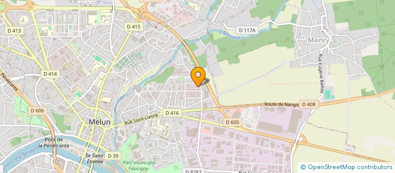 localisation de l'entreprise DOMHYDRO à MELUN