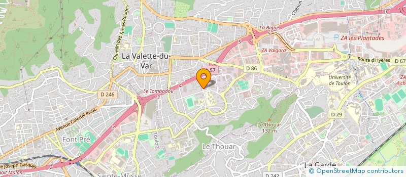 localisation de l'entreprise DOMI à LA VALETTE-DU-VAR