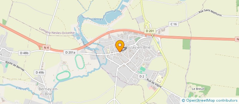 localisation de l'entreprise DOMI'ANGE  OZOIR-LA-FERRIERE