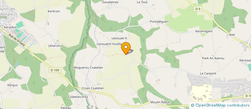 localisation de l'entreprise DOMI-CANIN  PLOUGONVEN