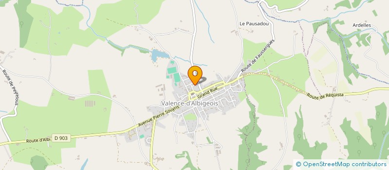 localisation de l'entreprise DOMI CHAUFF & CLIM  VALENCE-D'ALBIGEOIS