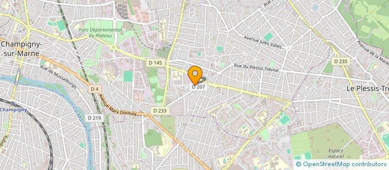 localisation de l'entreprise DOMI COIFFURE à CHAMPIGNY SUR MARNE
