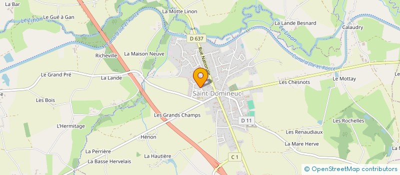 localisation de l'entreprise DOMI DANSE  SAINT-DOMINEUC