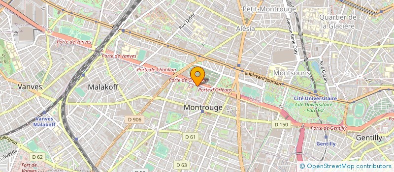 localisation de l'entreprise DOMI-DESIGN  MONTROUGE