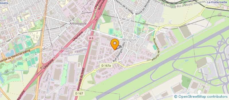 localisation de l'entreprise DOMI GRAPHIC à WISSOUS