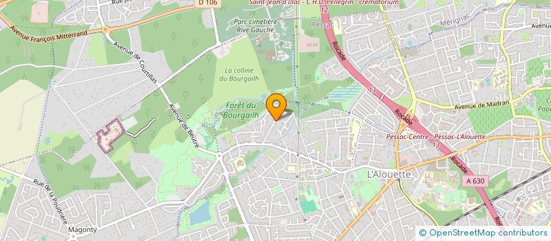 localisation de l'entreprise DOMI JARDINS SERVICES à PESSAC