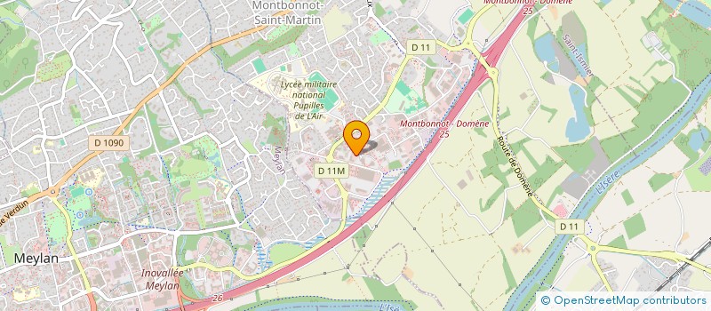 localisation de l'entreprise DOMI JURIS  MONTBONNOT-SAINT-MARTIN