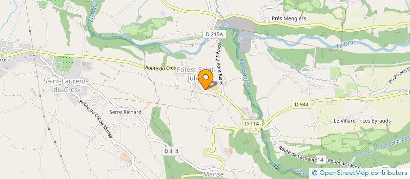 localisation de l'entreprise DOMI LES TOURNESOLS  FOREST-SAINT-JULIEN