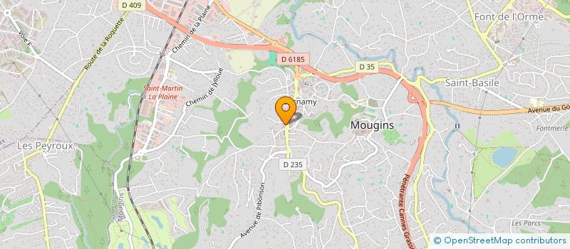 localisation de l'entreprise DOMI MOUGINS à MOUGINS