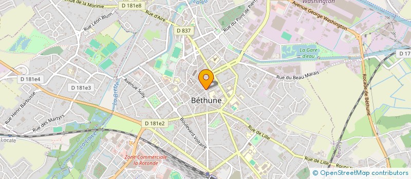 localisation de l'entreprise DOMI-SOL à BETHUNE