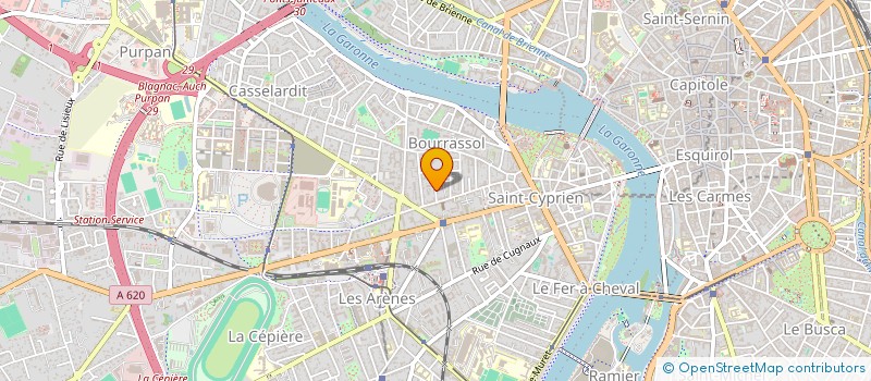 localisation de l'entreprise DOMI VACANCES à TOULOUSE
