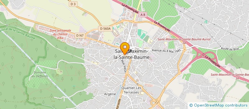 localisation de l'entreprise DOMI VAR à SAINT-MAXIMIN-LA-SAINTE-BAUME