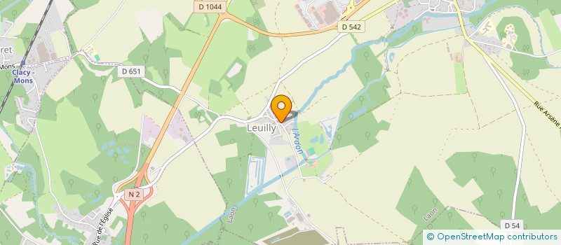 localisation de l'entreprise DOMIA à LAON
