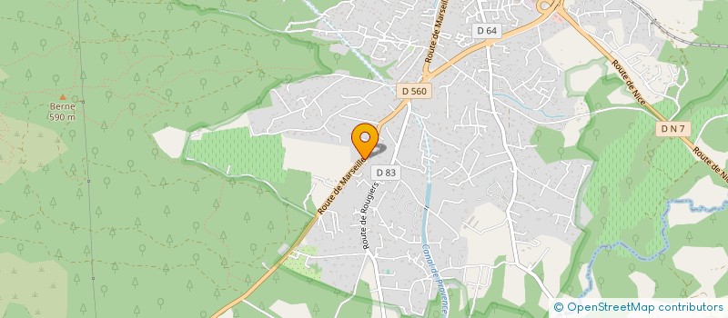 localisation de l'entreprise DOMIA HOLDING à SAINT-MAXIMIN-LA-SAINTE-BAUME