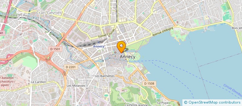 localisation de l'entreprise DOMIAL à ANNECY