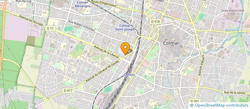 localisation de l'entreprise DOMIAL PRESTATIONS  COLMAR