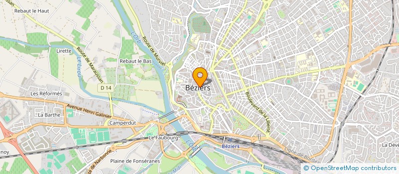 localisation de l'entreprise DOMIANNE à BEZIERS
