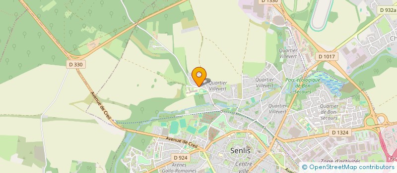 localisation de l'entreprise DOMIBRIFLO  SENLIS