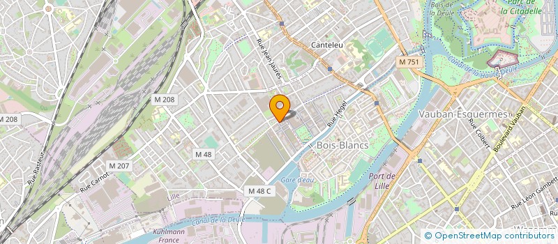 localisation de l'entreprise DOMICELLA à LILLE