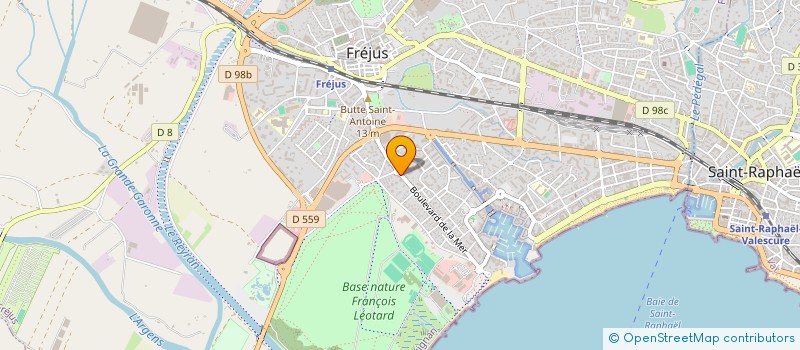 localisation de l'entreprise DOMICENT à FREJUS
