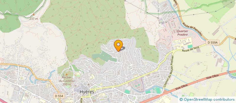 localisation de l'entreprise DOMICH à HYERES