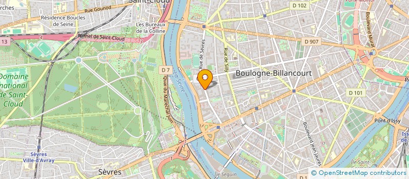 localisation de l'entreprise DOMICHINE à BOULOGNE-BILLANCOURT