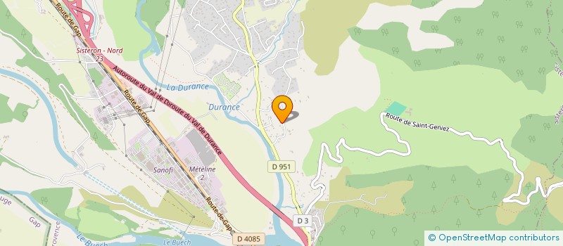 localisation de l'entreprise DOMICIL RESTO à SISTERON