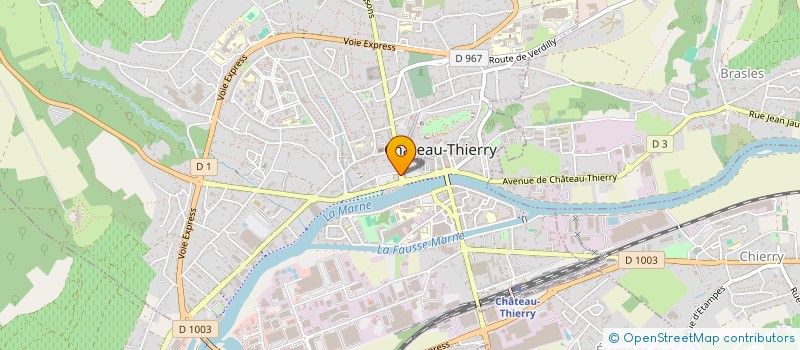 localisation de l'entreprise DOMICILAVIE à CHATEAU-THIERRY