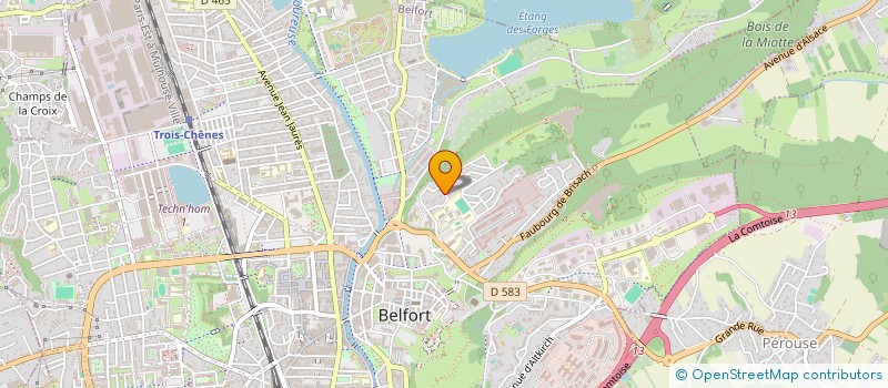 localisation de l'entreprise DOMICILE 90 ETUEFFONT à BELFORT