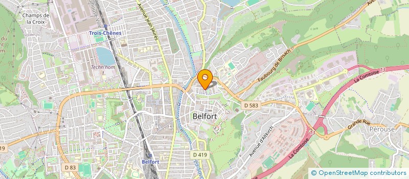 localisation de l'entreprise DOMICILE 90 LEPUIX à BELFORT
