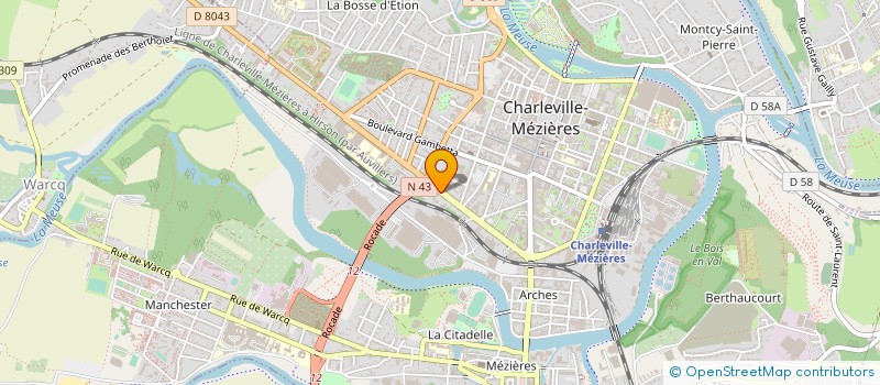 localisation de l'entreprise DOMICILE ACTION 08  CHARLEVILLE-MEZIERES