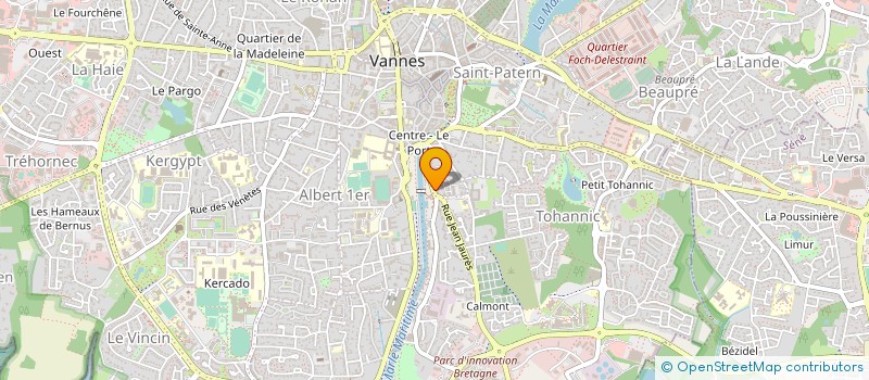 localisation de l'entreprise DOMICILE ACTION 56 à VANNES