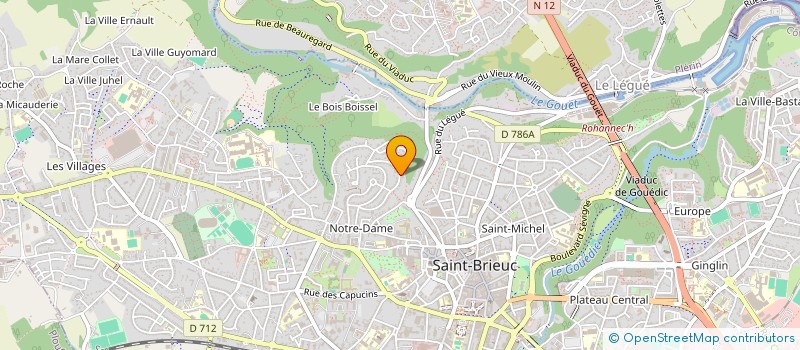 localisation de l'entreprise DOMICILE ACTION à SAINT-BRIEUC