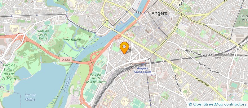 localisation de l'entreprise DOMICILE CLEAN ANJOU à ANGERS