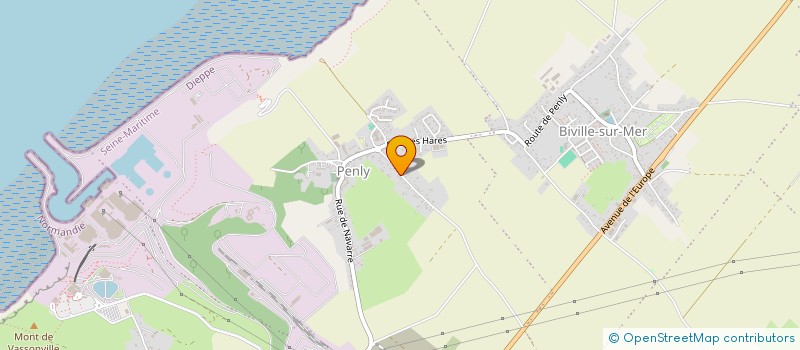 localisation de l'entreprise DOMICILE COMPAGNIE  DIEPPE