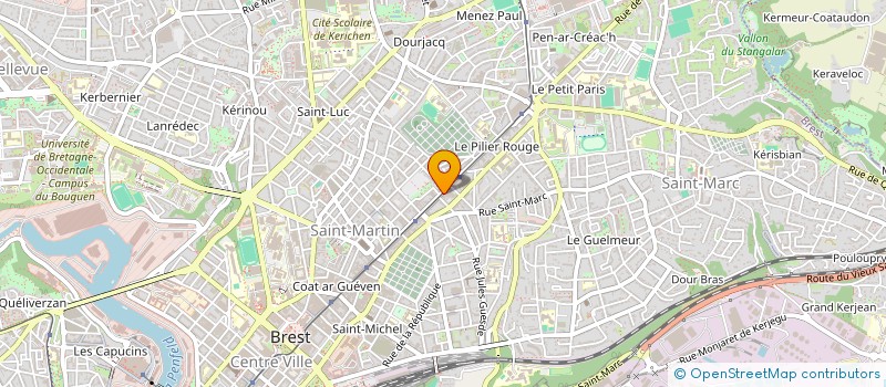 localisation de l'entreprise DOMICILE INNOVATIONS à BREST