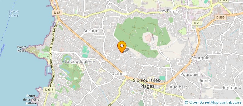 localisation de l'entreprise DOMICILE KONFORT à SIX-FOURS-LES-PLAGES