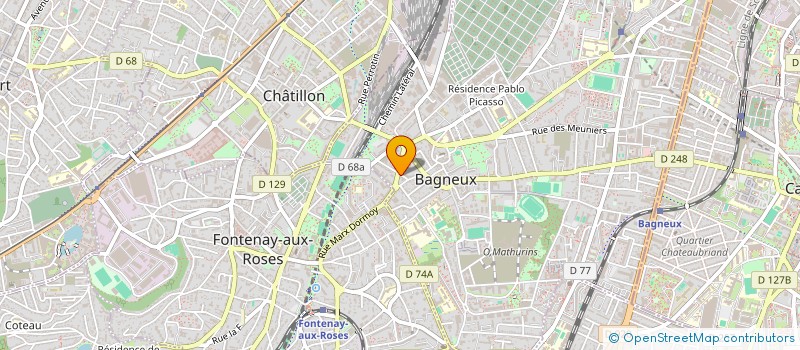 localisation de l'entreprise DOMICILE LOCATION à BAGNEUX