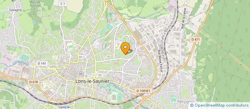 localisation de l'entreprise DOMICILE SERVICES à LONS-LE-SAUNIER