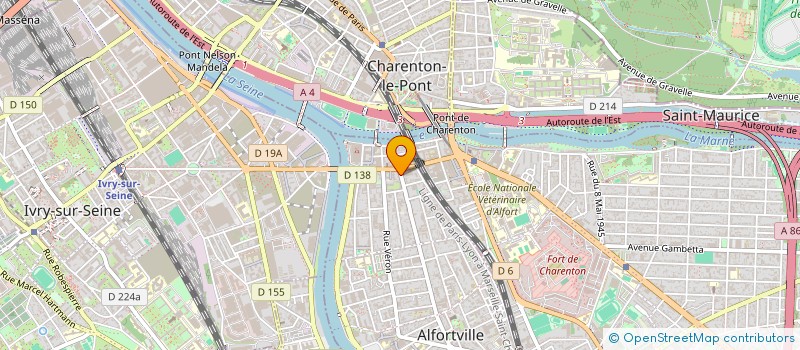 localisation de l'entreprise DOMICILE SERVICES à ALFORTVILLE
