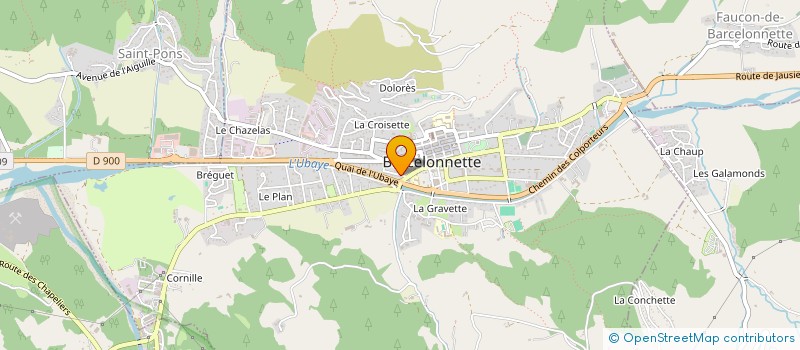 localisation de l'entreprise DOMICILE SERVICES à BARCELONNETTE
