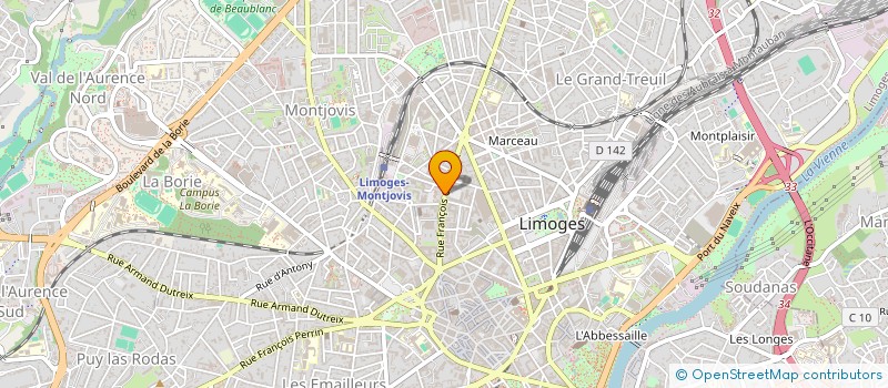 localisation de l'entreprise DOMICILE SERVICES à LIMOGES