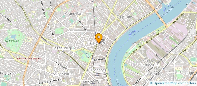 localisation de l'entreprise DOMICILE SERVICES DE LA GIRONDE à BORDEAUX